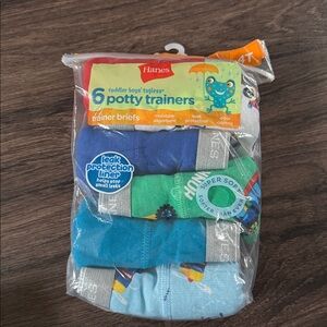 Hanes Toddler Boys' Potty Trainers 6-Pack - Assorted Colors